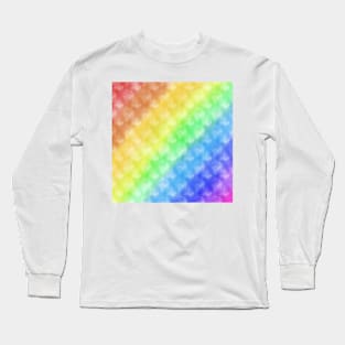 Fluffy rainbow Long Sleeve T-Shirt